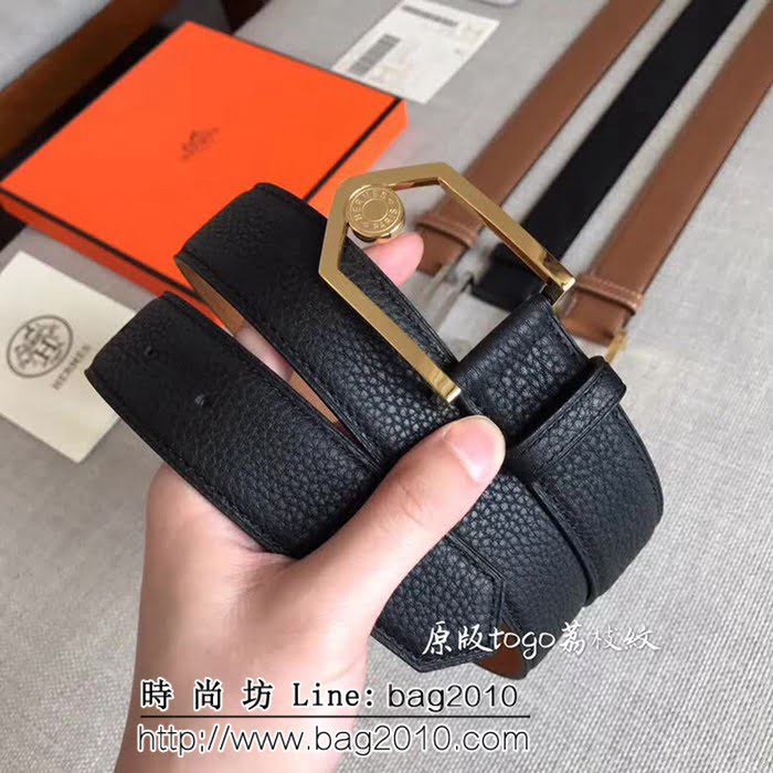 愛馬仕HERMES 2.0升級版 Hermes-LICOL BELT 官網同步 原版皮高端男士皮帶 HHG1534